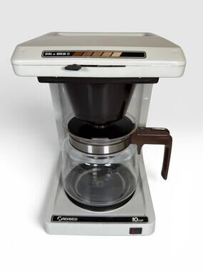 NORELCO Dial-A-Brew II Automatic Drip Coffee Maker + 10-cup Capacity Pot WORKS!